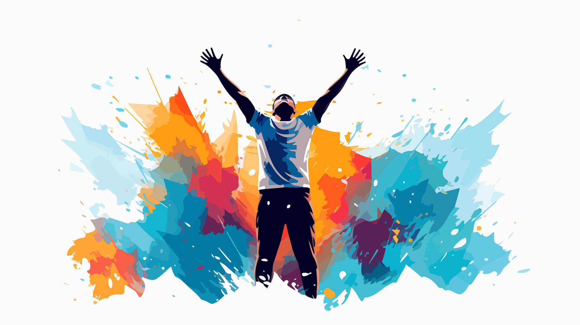 junge mann ein farbenspritz1